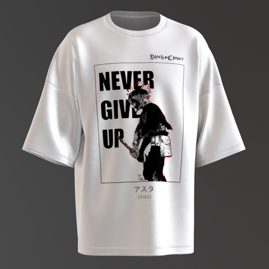 Never Give Up Graphic T-Shirt | 100% Cotton | Premium GSM