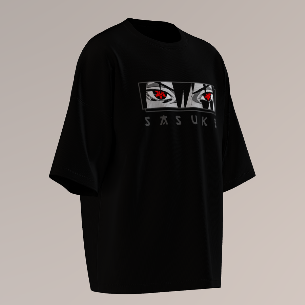 Sasuke Eyes Anime Graphic T-Shirt | 100% Cotton