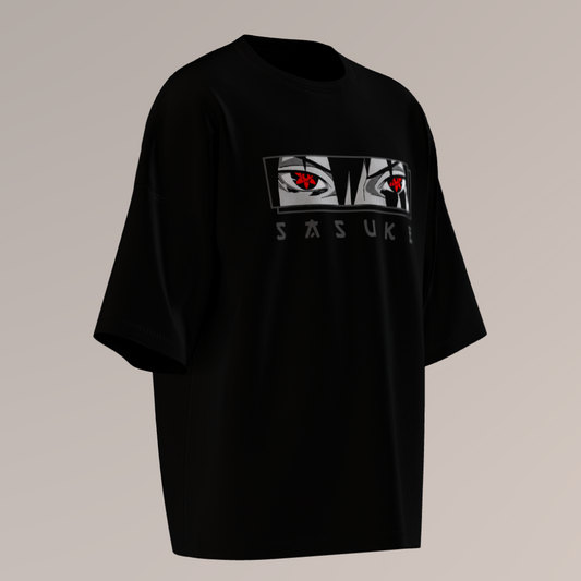 Sasuke Eyes Anime Graphic T-Shirt | 100% Cotton