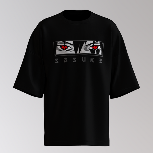 Sasuke Eyes Anime Graphic T-Shirt | 100% Cotton